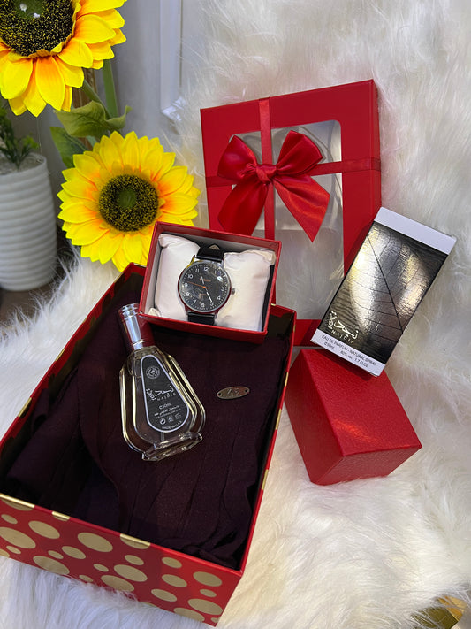 باك هدايا رأس السنة الفاخر - علبة فاخرة جاهزة للتقديم