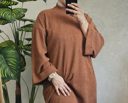 عباءة أوفر سايز مريحة - ألوان رائعة